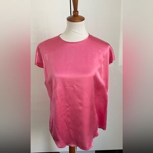 WORTH Elegant Pink Silk Women's Top